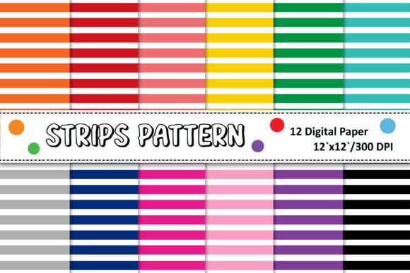 Download Stripes Digital Paper - Digital paper Collection