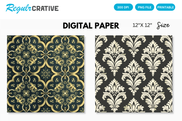 Download Seamless Pattern Digital Paper - Digital paper Collection
