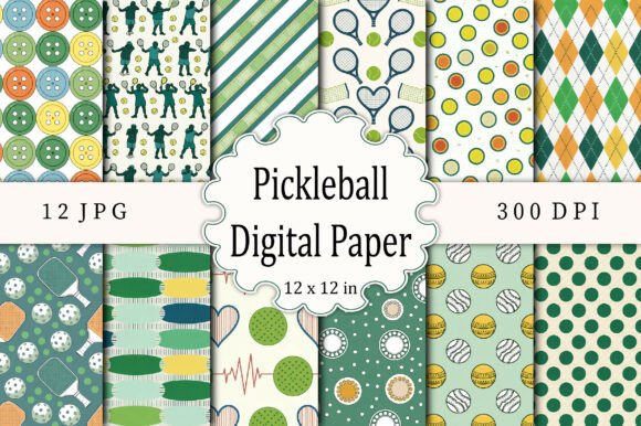 Download Pickleball Digital Paper - Digital paper Collection