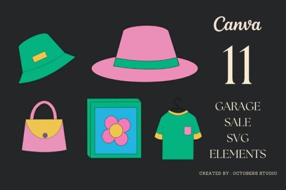 Download Garage Sale SVG Elements - Premium Resources