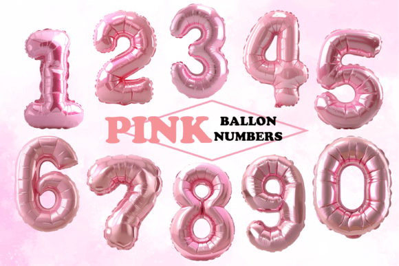Download Pink Ballon Numbers Birthday Celebration - Premium Resources