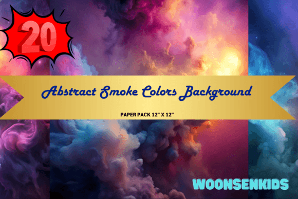 Download Top Abstract Smoke Colors Background Watercolor Png Kdp Digital Paper - Digital paper Collection