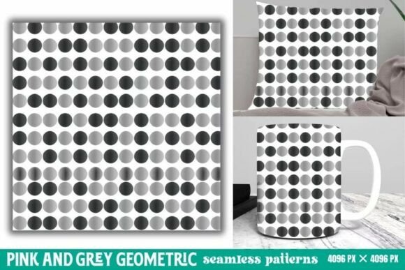 Download Pink and Grey Geometric Digital Paper - Digital paper Collection