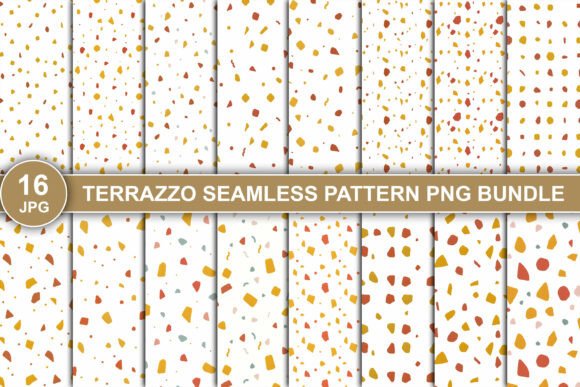 Download Terrazzo Seamless Pattern PNG Bundle - Seamless pattern png Collection