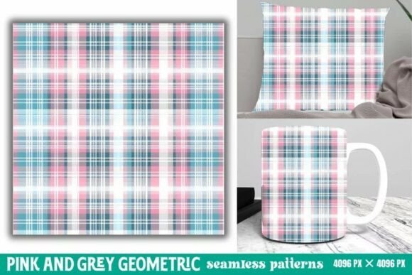Download Pink and Grey Geometric Digital Paper - Digital paper Collection