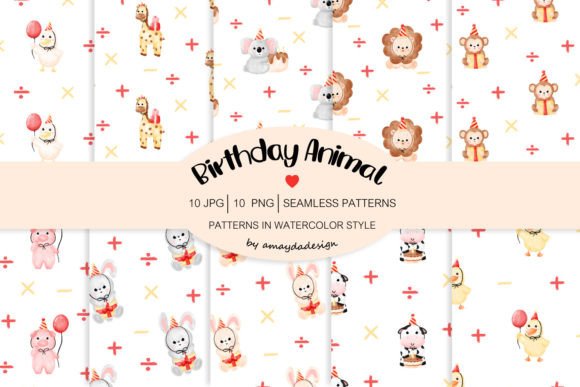 Download Animal Digital Papers, Animal Patterns - Digital paper Collection