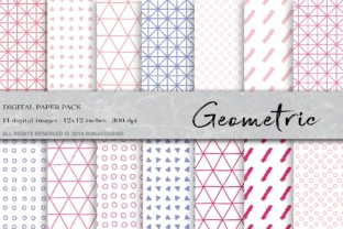 Download Geometric Digital Paper - Digital paper Collection
