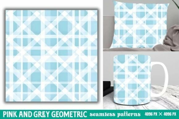 Download Pink and Grey Geometric Digital Paper - Digital paper Collection