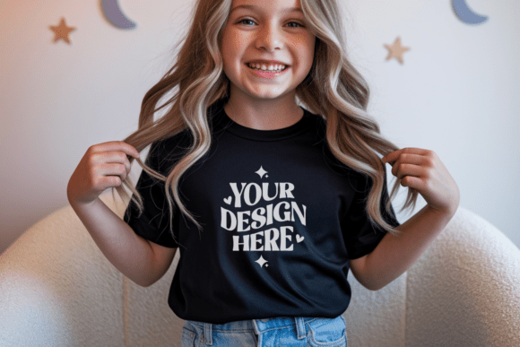 Download Kids Gildan 5000B T-shirt Mockup 36 - Kids Collection