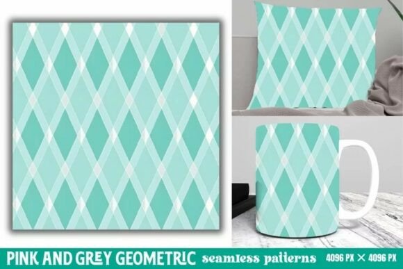 Download Pink and Grey Geometric Digital Paper - Digital paper Collection