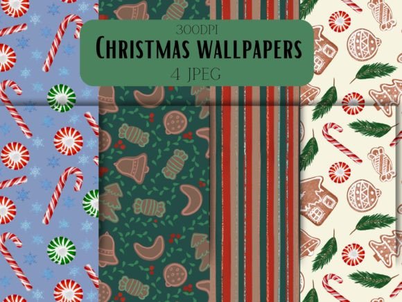 Download Christmas Spirit Digital Wallpaper - Digital wallpaper Collection