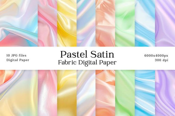 Download Pastel Silky Satin Fabric Digital Paper - Digital paper Collection