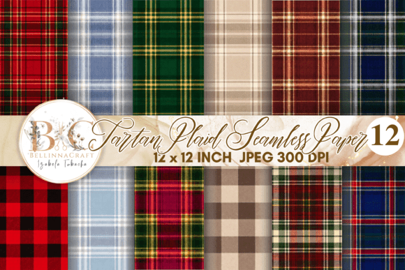 Download Tartan Plaid Seamless Digital Paper - Digital paper Collection